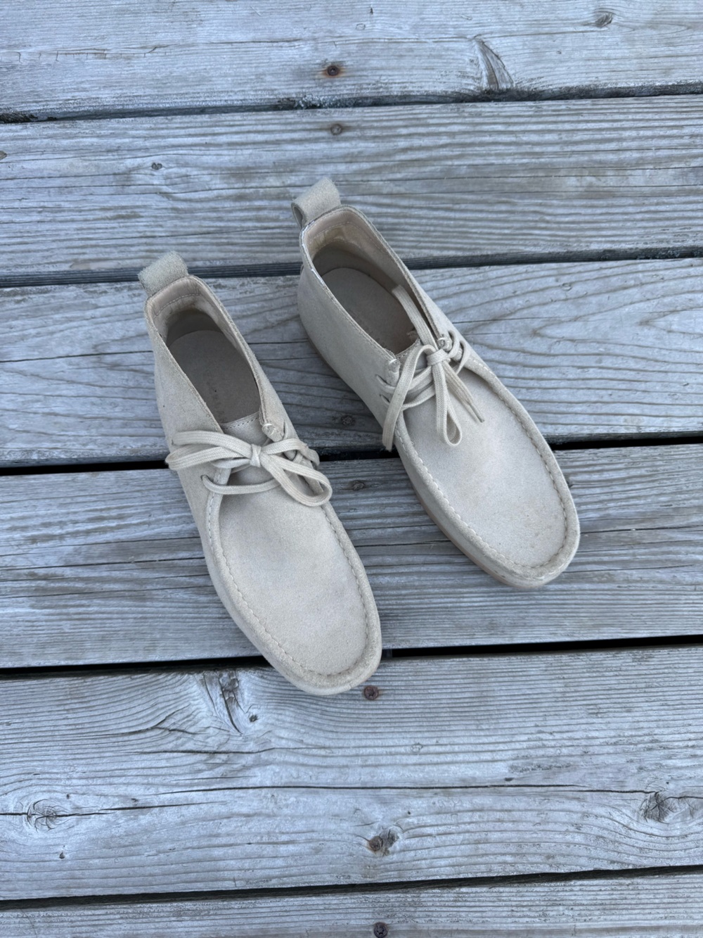 Everlane Moc Toe suede chukka